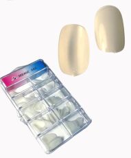 Mirage Типсы гелевые 100 шт LN-N круглые натуральные