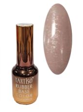 Tartiso База каучуковая цветная с шиммером RUBBER BASE SILVER SAND №04 15 мл